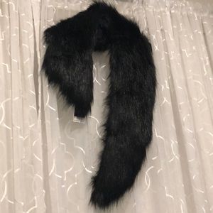 Faux fur shoulder wrap